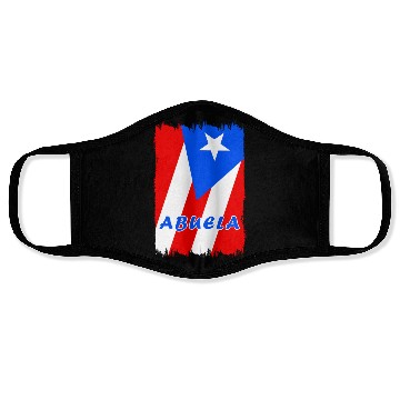 Discover Puerto Rico grandmother flags design Face Masks