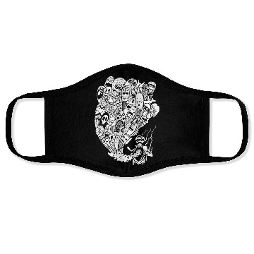 Discover Just Beat the Devil Out of It Face Masks