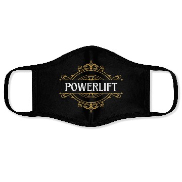 Discover Luxe Powerlifting Gym Fitness Face Masks