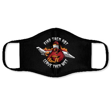 Discover Firefighter Present Fire Trucks Sirene Fire Flame Face Masks