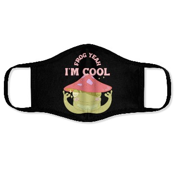 Discover FROG YEAH Funny Cute Frog Face Masks