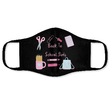 Discover Back to school girls elementary gift Face Masks