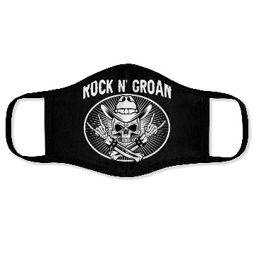 Discover Halloween Cowboy Skeleton Rocker Hand Rock Face Masks
