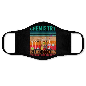 Discover Funny chemistry lab chemical laboratory technician Face Masks