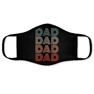 Discover Dad Of Four Daddy Sayings Father's Day Father Face Masks