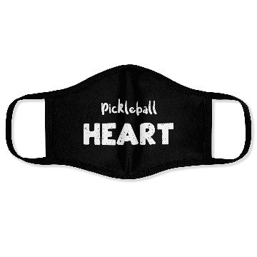 Discover Pickleball Heart - Hobbies Face Masks