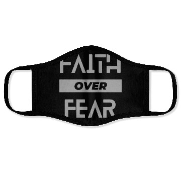 Discover faith over fear Face Masks