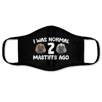 Discover I Was Normal 2 Mastiffs Ago Cane Corso Mastiff Face Masks