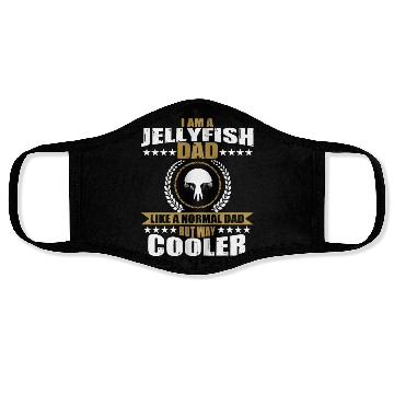 Discover Funny Jellyfish Dad Face Masks