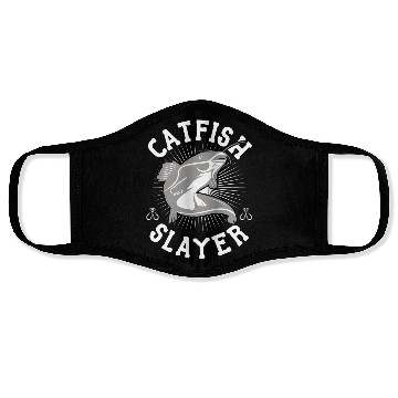 Discover Catfish Slayer - Wels Catfish Hunter Face Masks