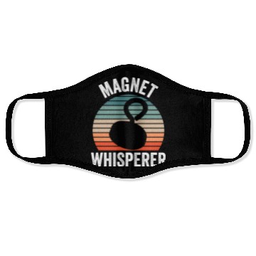 Discover Magnet Whisperer Fishing Magnets Fisher Fisherman Face Masks