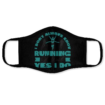 Discover Running Runner Half Marathon I Face Masks