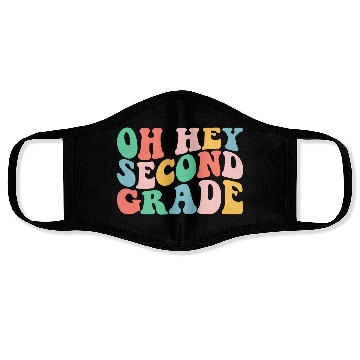 Discover Oh Hey First Grade Teacher Face Masks