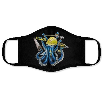 Discover "Octo Builder" - Octopus contractor Face Masks