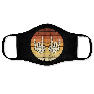 Discover Rock On Skeleton Face Masks