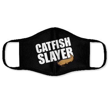 Discover Catfish Slayer - Wels Catfish Hunter Face Masks