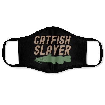 Discover Catfish Slayer - Wels Catfish Hunter Face Masks
