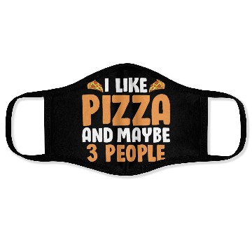 Discover Funny Cheese Pizza Face Masks