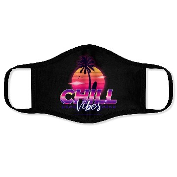 Discover Chill Vibes - Synthwave/Retrowave/Vaporwave 80s Face Masks