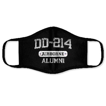 Discover DD-214 US Airborne Alumni Face Masks