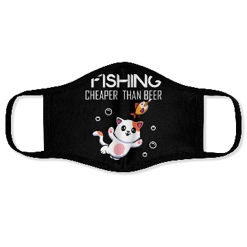 Discover Fishing Cheaper Than Beer Funny Retirement Plan Se Face Masks