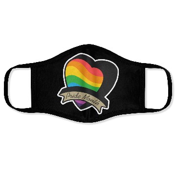 Discover Pride Month LGBTQ Sticker Face Masks