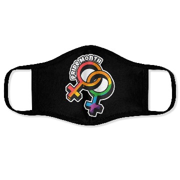 Discover Pride Month LGBTQ Sticker Face Masks