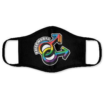 Discover Pride Month LGBTQ Sticker Face Masks