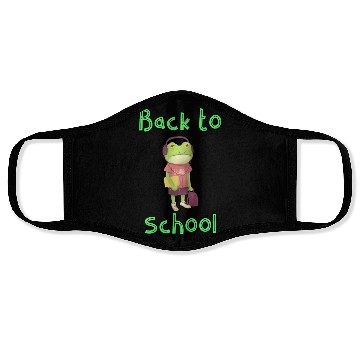 Discover Frog Back To School Face Masks