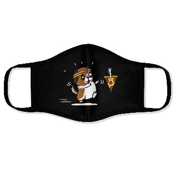 Discover Saint Bernard Pizza Workout Face Masks