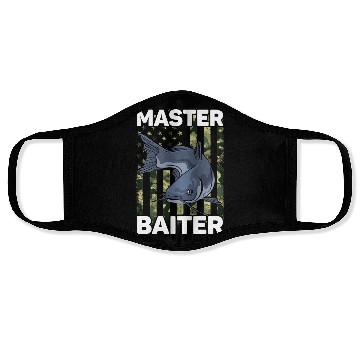 Discover Master Baiter - Wels Catfish Hunter Face Masks