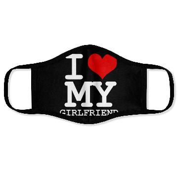 Discover i love my girlfriend Face Masks 2023