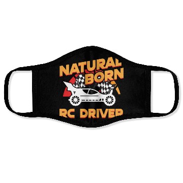 Discover Natural Born RC car Driver Racer Remote Controlled Face Masks
