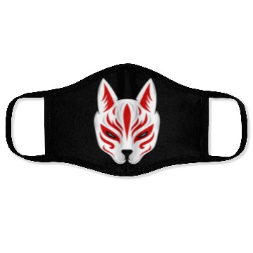 Discover Cat Kitsune Japan Face Masks