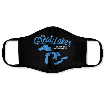 Discover Great Lakes Shark Free & Unsalted Summer Vacation Face Masks
