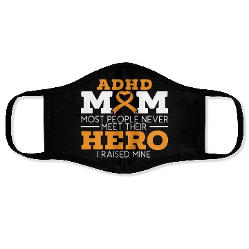 Discover ADHD Mom ADHD Awareness Embrace Neurodiversity Face Masks
