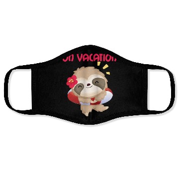 Discover On Vacation Face Masks Design summer