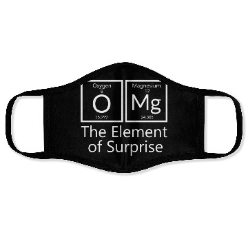 Discover OMG element of surprise Periodic table elements Ch Face Masks