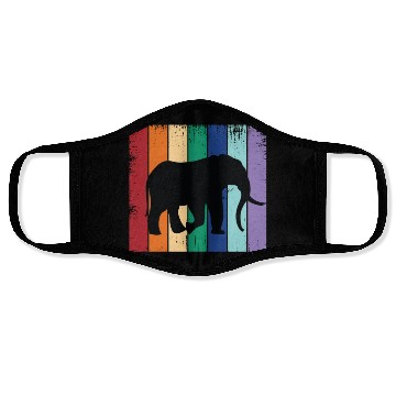 Discover Elephant Silhouette Face Masks
