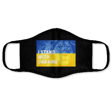 Discover Ukraine Independence Day. I Stand with Ukraine Face Masks