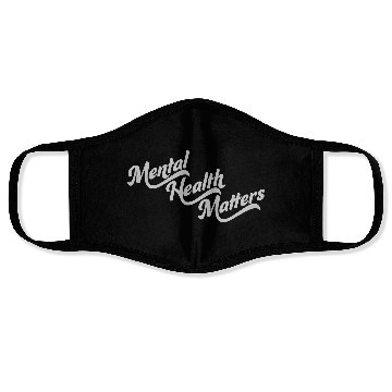 Discover mental health matters quote Face Masks