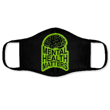 Discover mental health matters quote Face Masks