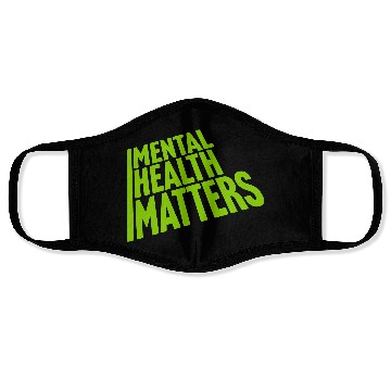 Discover mental health matters quote Face Masks