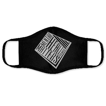 Discover mental health matters quote Face Masks