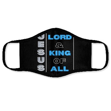 Discover JESUS IS LORD & KING Face Masks