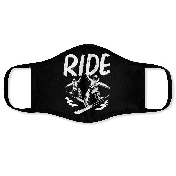 Discover Snowboard Ride Snowboarding Face Masks