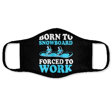 Discover Snowboard Lover Funny Snowboarding Snowboarder Face Masks