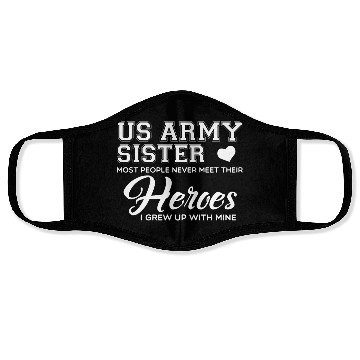 Discover US Army Sister Face Masks