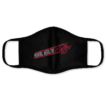 Discover mental health matters quote Face Masks