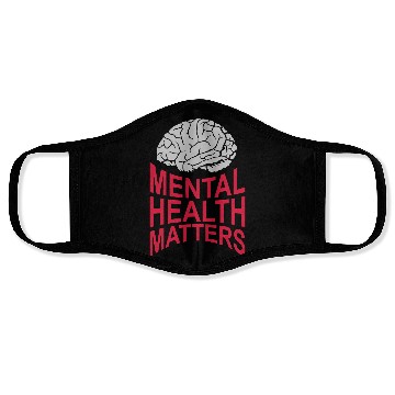 Discover mental health matters quote Face Masks